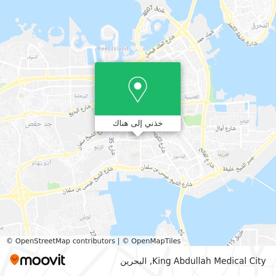 خريطة King Abdullah Medical City
