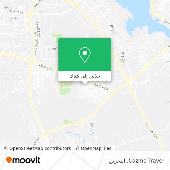 خريطة Cozmo Travel