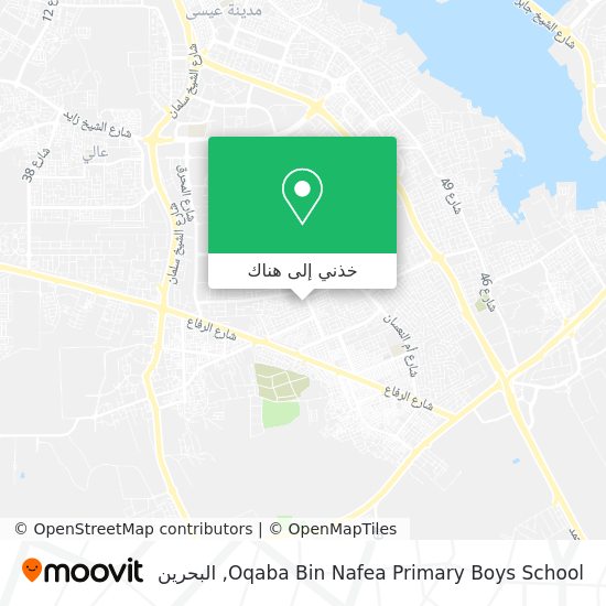 خريطة Oqaba Bin Nafea Primary Boys School