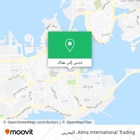 خريطة Alma International Trading