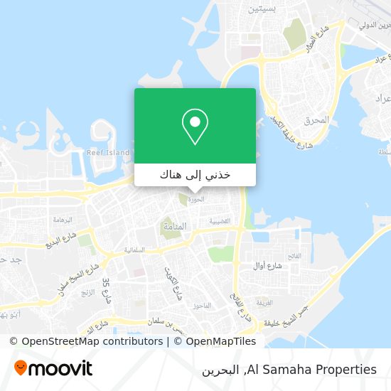 خريطة Al Samaha Properties