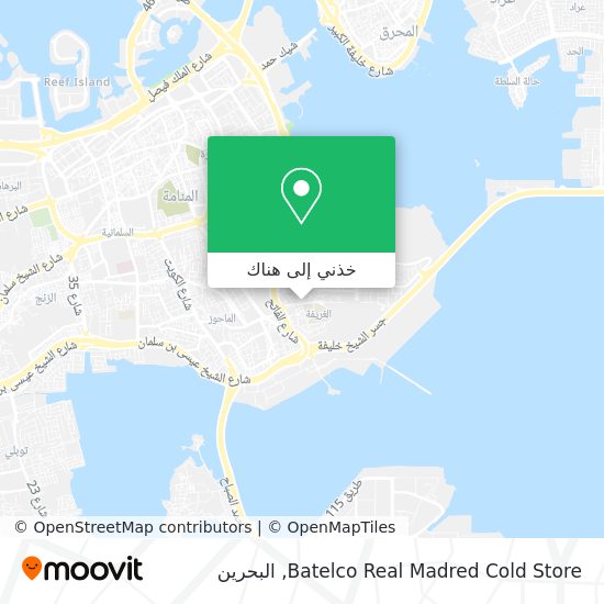 خريطة Batelco Real Madred Cold Store