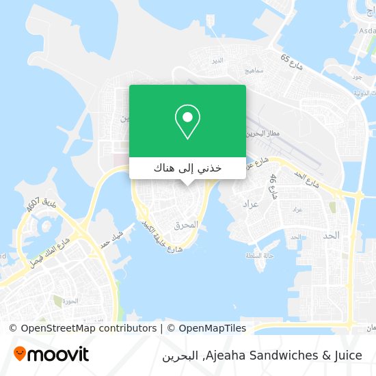 خريطة Ajeaha Sandwiches & Juice