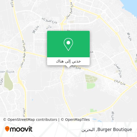 خريطة Burger Boutique