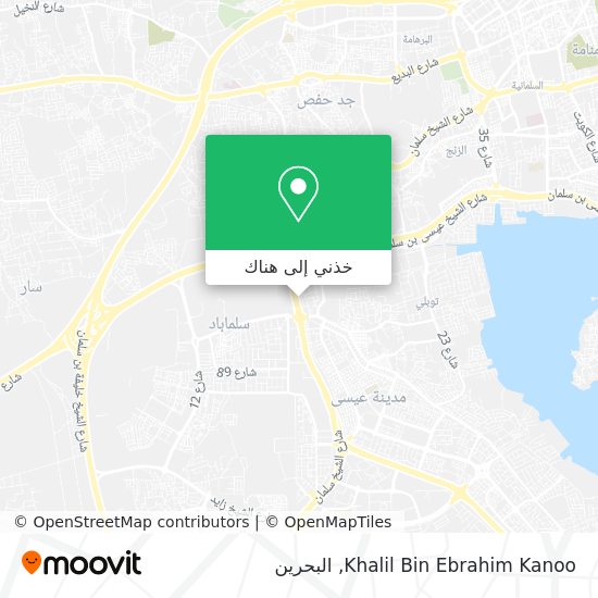 خريطة Khalil Bin Ebrahim Kanoo