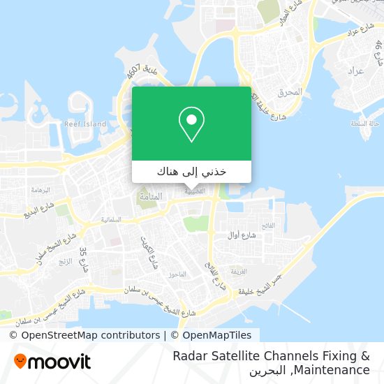 خريطة Radar Satellite Channels Fixing & Maintenance