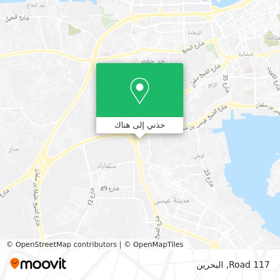 خريطة Road 117