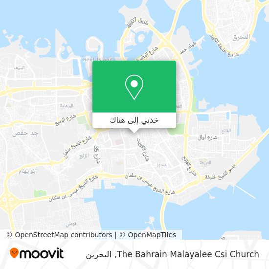 خريطة The Bahrain Malayalee Csi Church