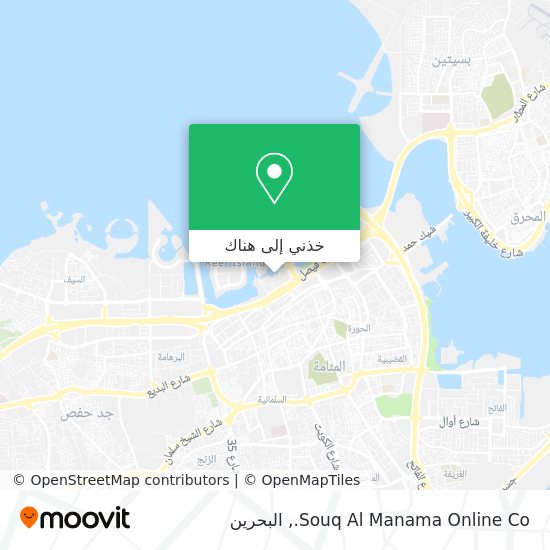 خريطة Souq Al Manama Online Co.