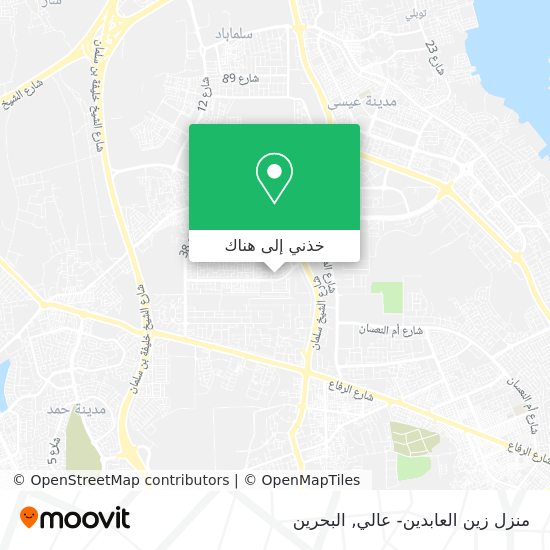 خريطة منزل زين العابدين-  عالي