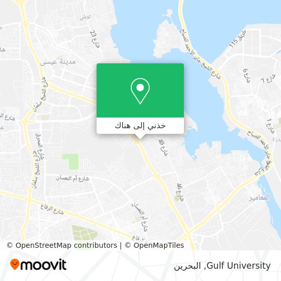 خريطة Gulf University