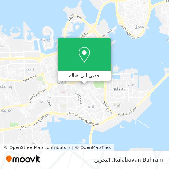 خريطة Kalabavan Bahrain