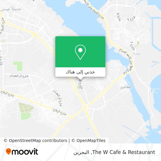 خريطة The W Cafe & Restaurant