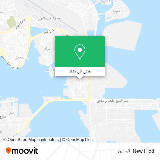 خريطة New Hidd