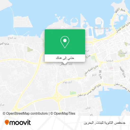 خريطة جدحفص الثانوية للبنات