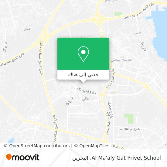 خريطة Al Ma'aly Gat Privet School