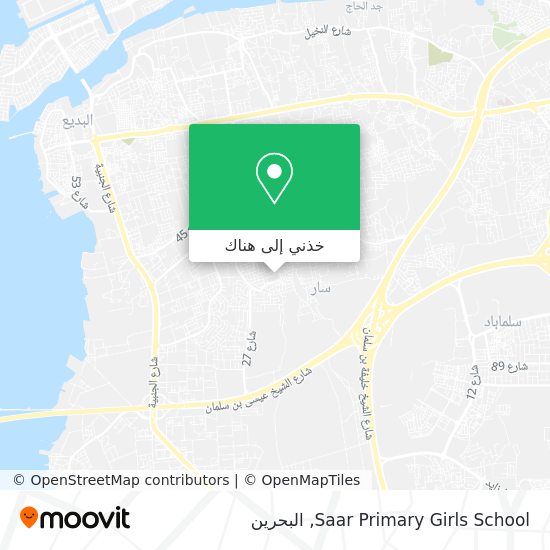 خريطة Saar Primary Girls School