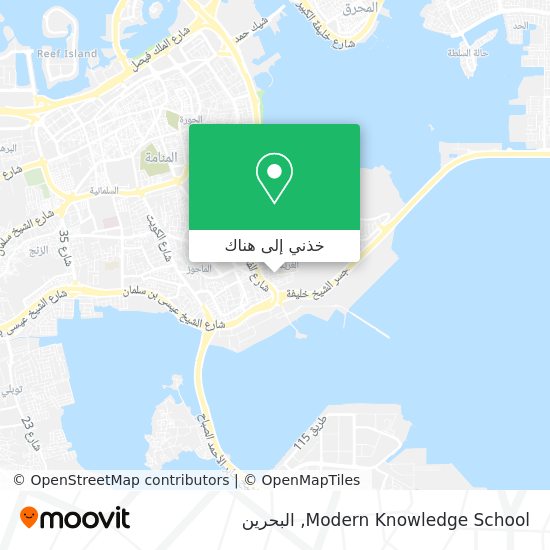 خريطة Modern Knowledge School