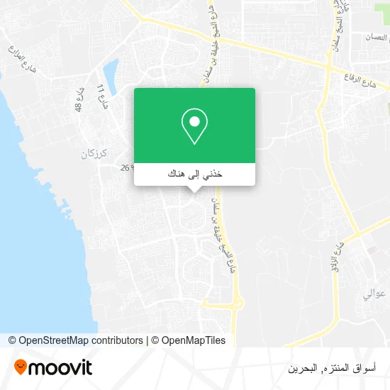 خريطة أسواق المنتزه