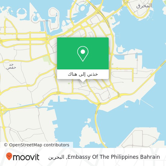 خريطة Embassy Of The Philippines Bahrain