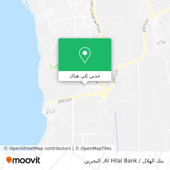 خريطة بنك الهلال / Al Hilal Bank