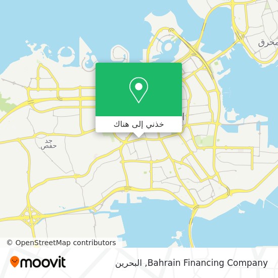 خريطة Bahrain Financing Company