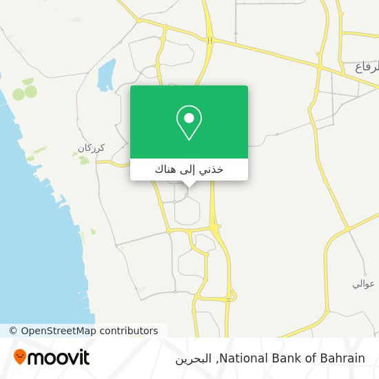 خريطة National Bank of Bahrain