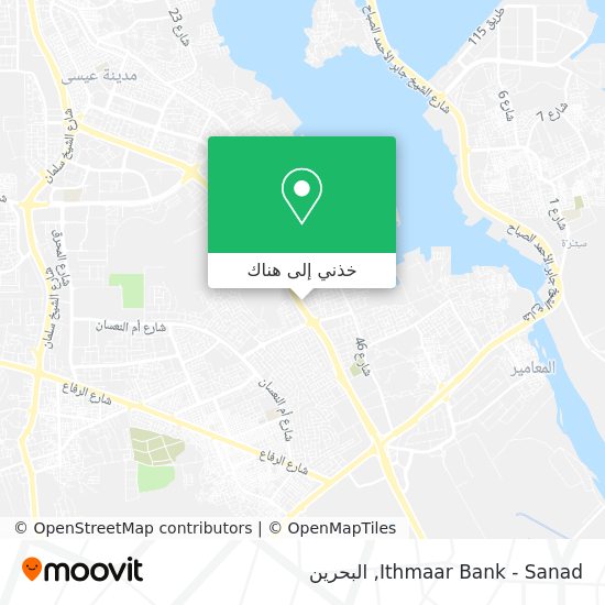 خريطة Ithmaar Bank - Sanad