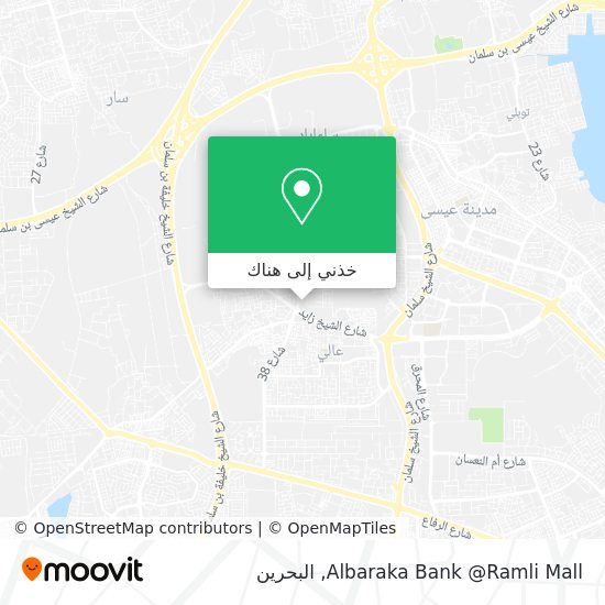 خريطة Albaraka Bank @Ramli Mall