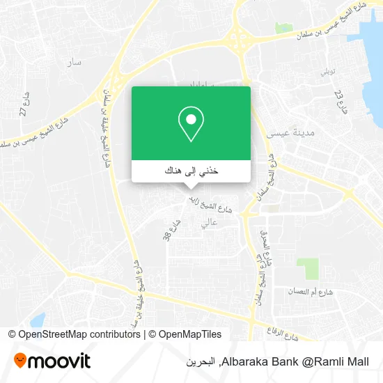 خريطة Albaraka Bank @Ramli Mall