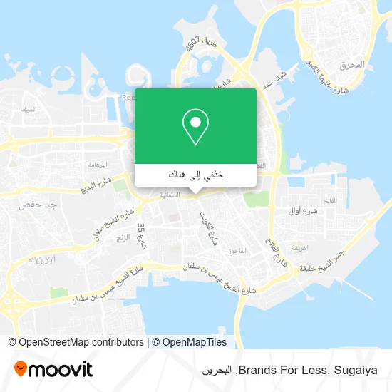 خريطة Brands For Less, Sugaiya
