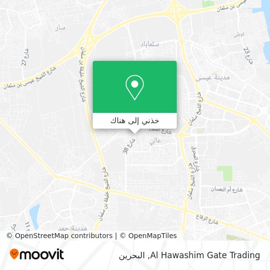 خريطة Al Hawashim Gate Trading