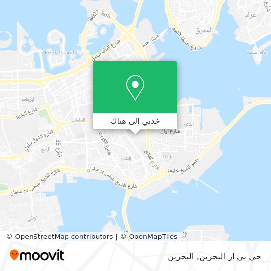خريطة جي بي ار البحرين