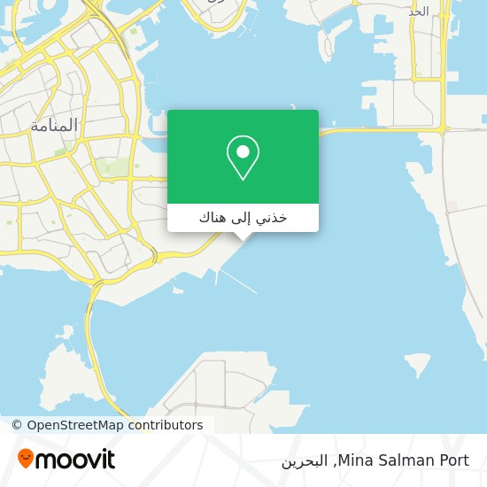 خريطة Mina Salman Port