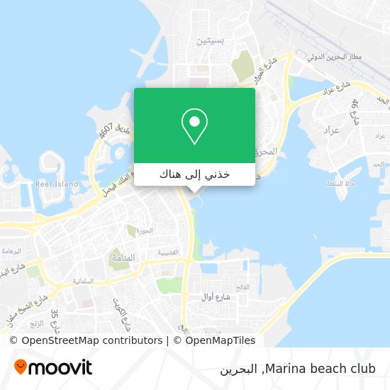 خريطة Marina beach club