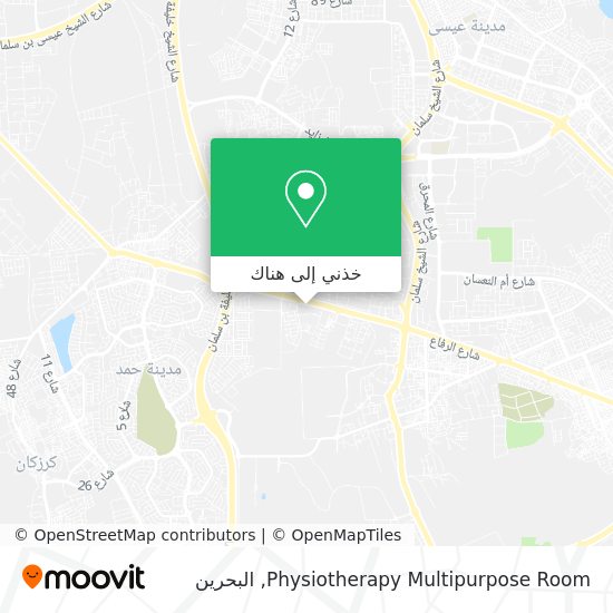 خريطة Physiotherapy Multipurpose Room