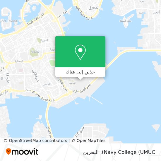 خريطة Navy College (UMUC)