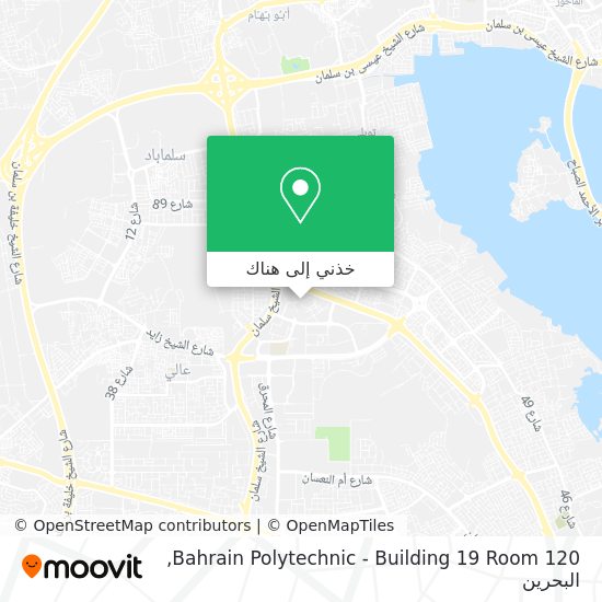 خريطة Bahrain Polytechnic - Building 19 Room 120