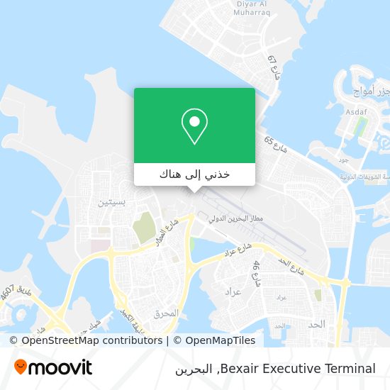خريطة Bexair Executive Terminal