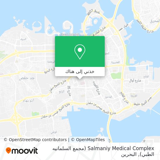 خريطة Salmaniy Medical Complex (مجمع السلمانيه الطبي)
