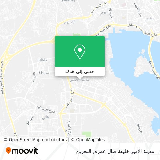 خريطة مدينة الأمير خليفة طال عمره