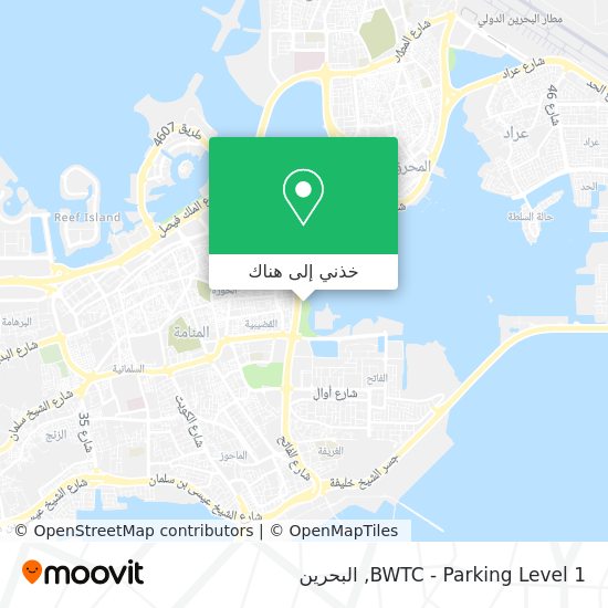 خريطة BWTC - Parking Level 1
