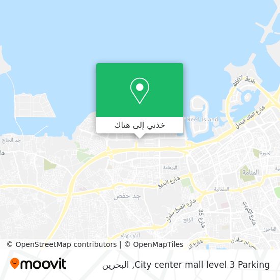 خريطة City center mall level 3 Parking