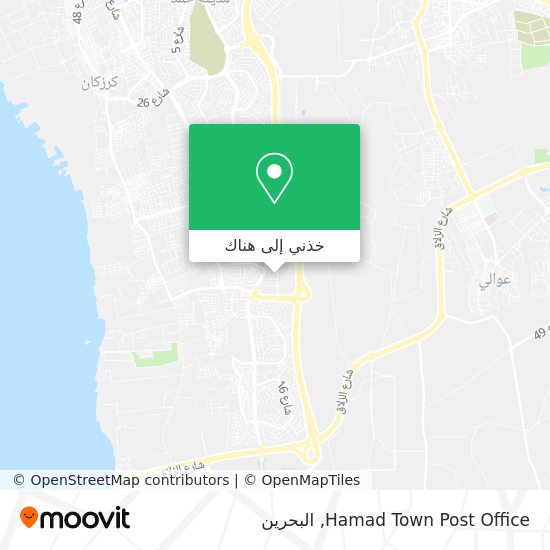 خريطة Hamad Town Post Office