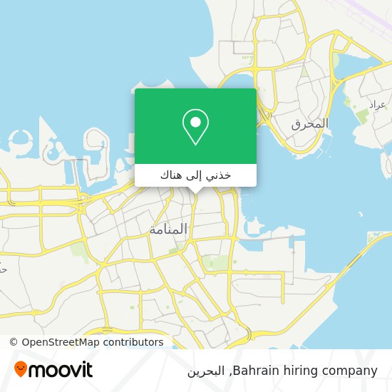 خريطة Bahrain hiring company