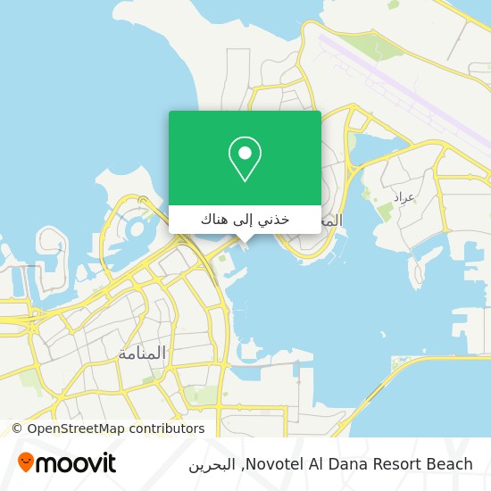 خريطة Novotel Al Dana Resort Beach