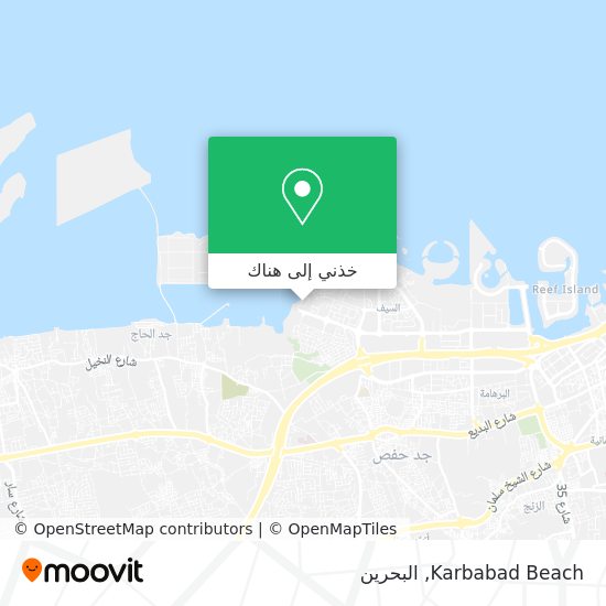 خريطة Karbabad Beach