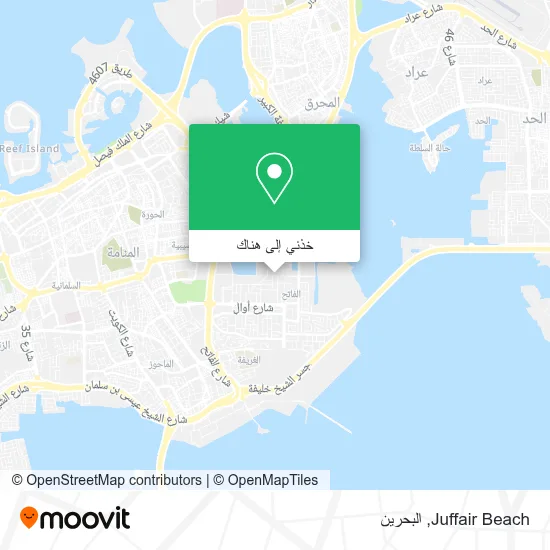 خريطة Juffair Beach