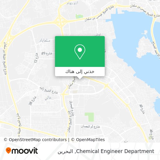 خريطة Chemical Engineer Department