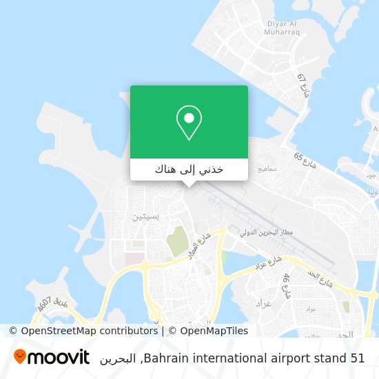 خريطة Bahrain international airport stand 51